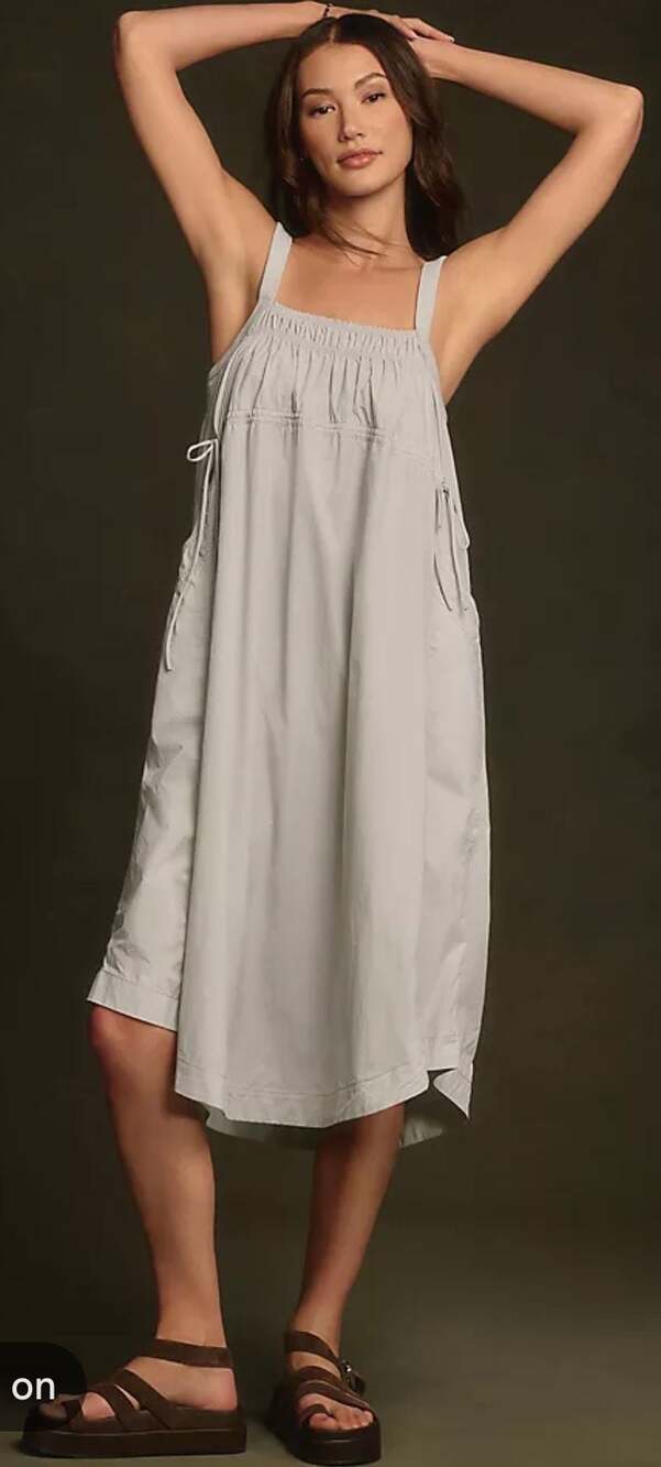 Daily Practice by Anthropologie Keeseville Sleeveless Smocked Dress XS P